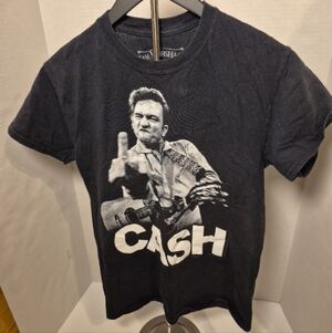 Marshall Black Graphic Tee with Iconic Print